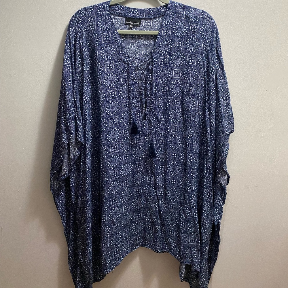 BAMBOO BLONDE COVERUP/PONCHO